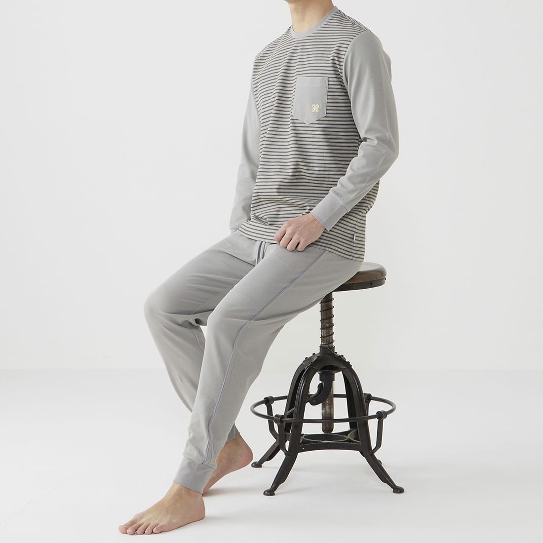 タケオキクチ　長袖クルーネックシャツ