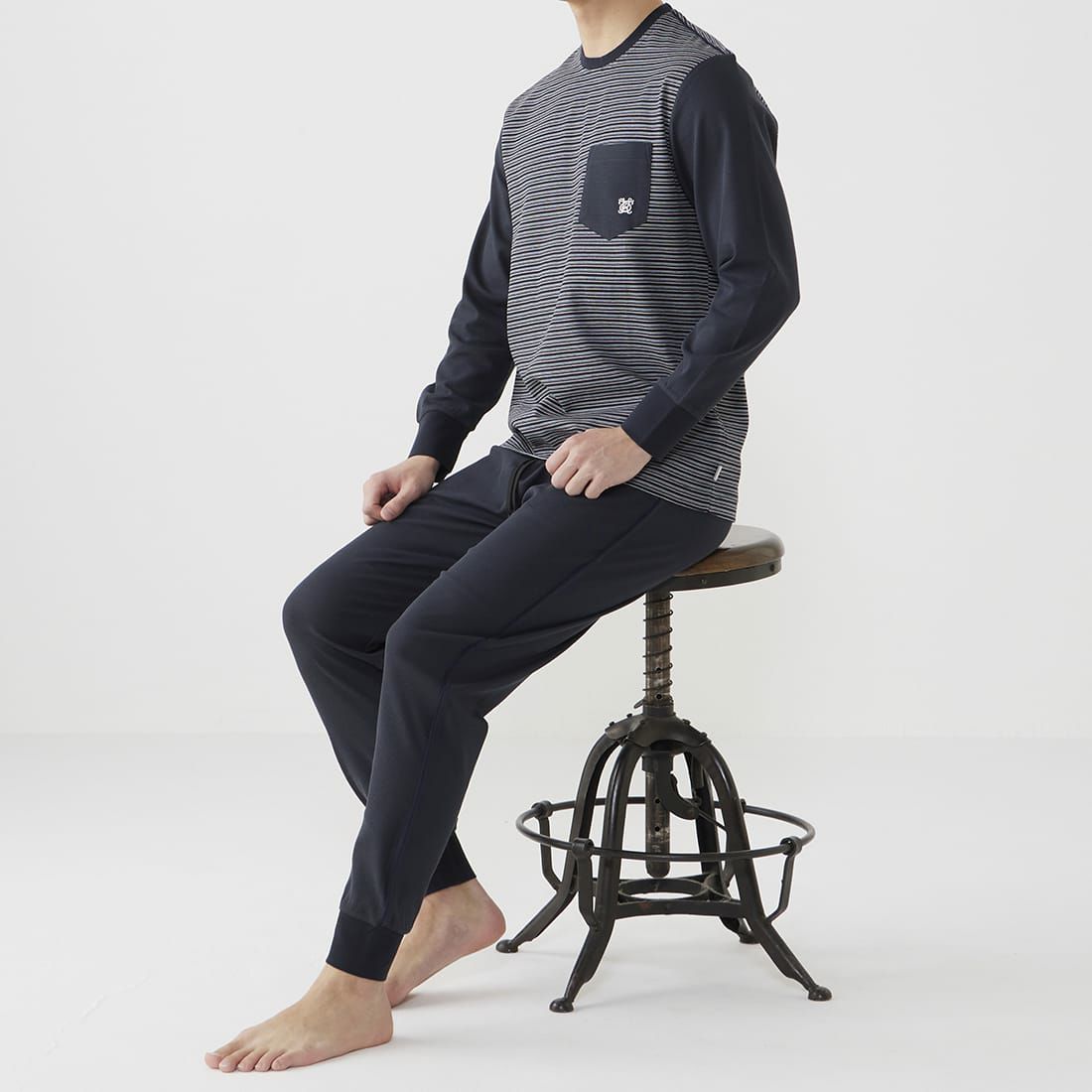 タケオキクチ　長袖クルーネックシャツ