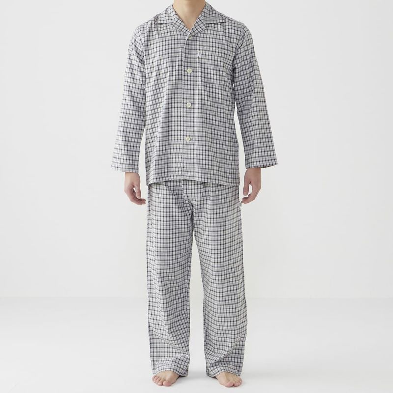 タケオキクチ 長袖テーラードパジャマ