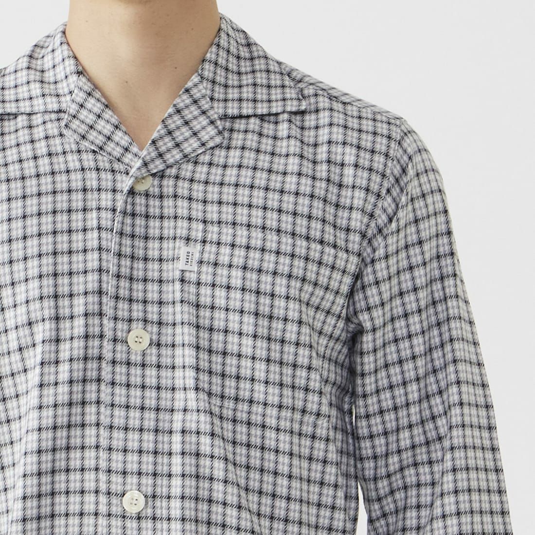 タケオキクチ 長袖テーラードパジャマ