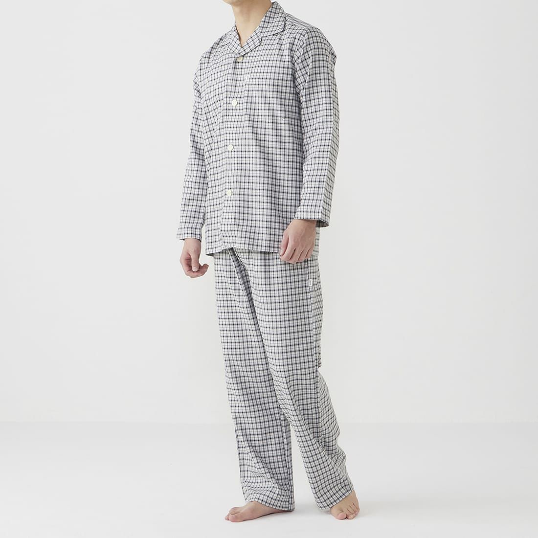 タケオキクチ 長袖テーラードパジャマ