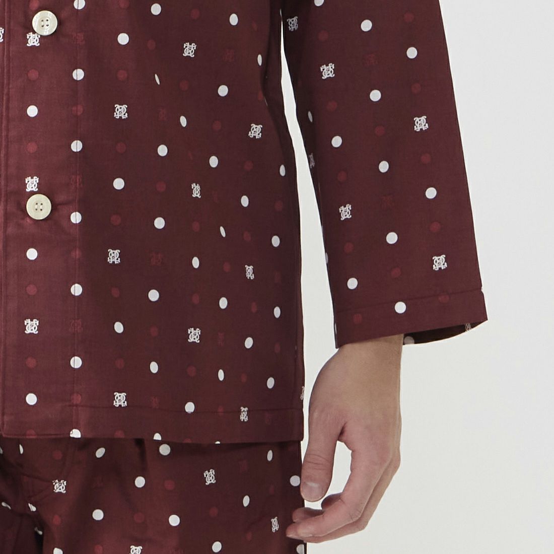 タケオキクチ 長袖テーラードパジャマ