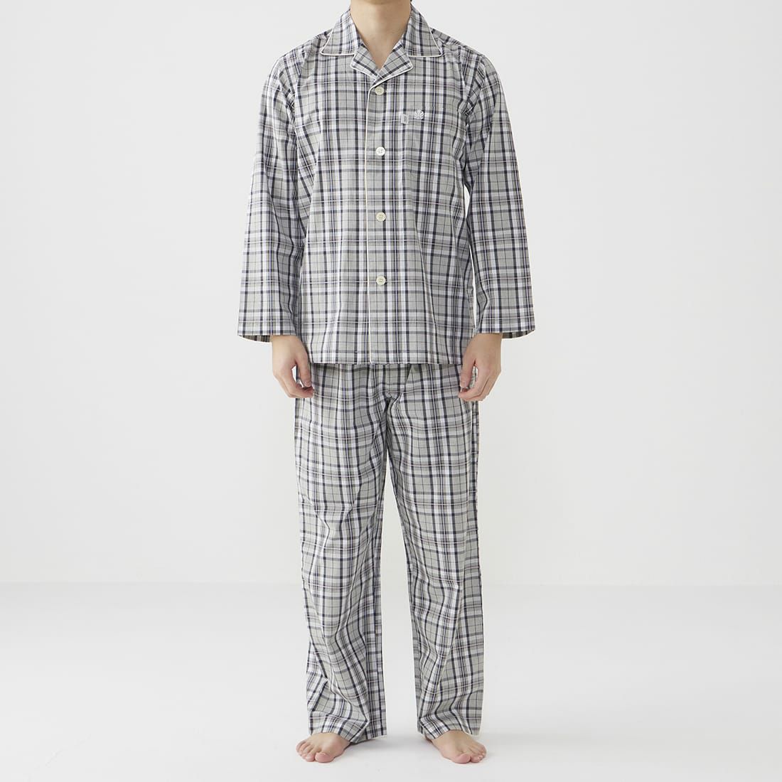 タケオキクチ 長袖テーラードパジャマ