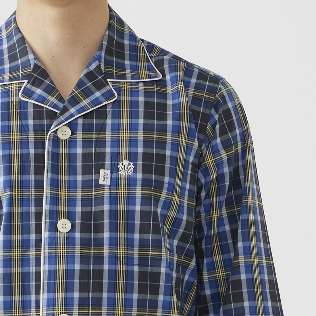 タケオキクチ 長袖テーラードパジャマ