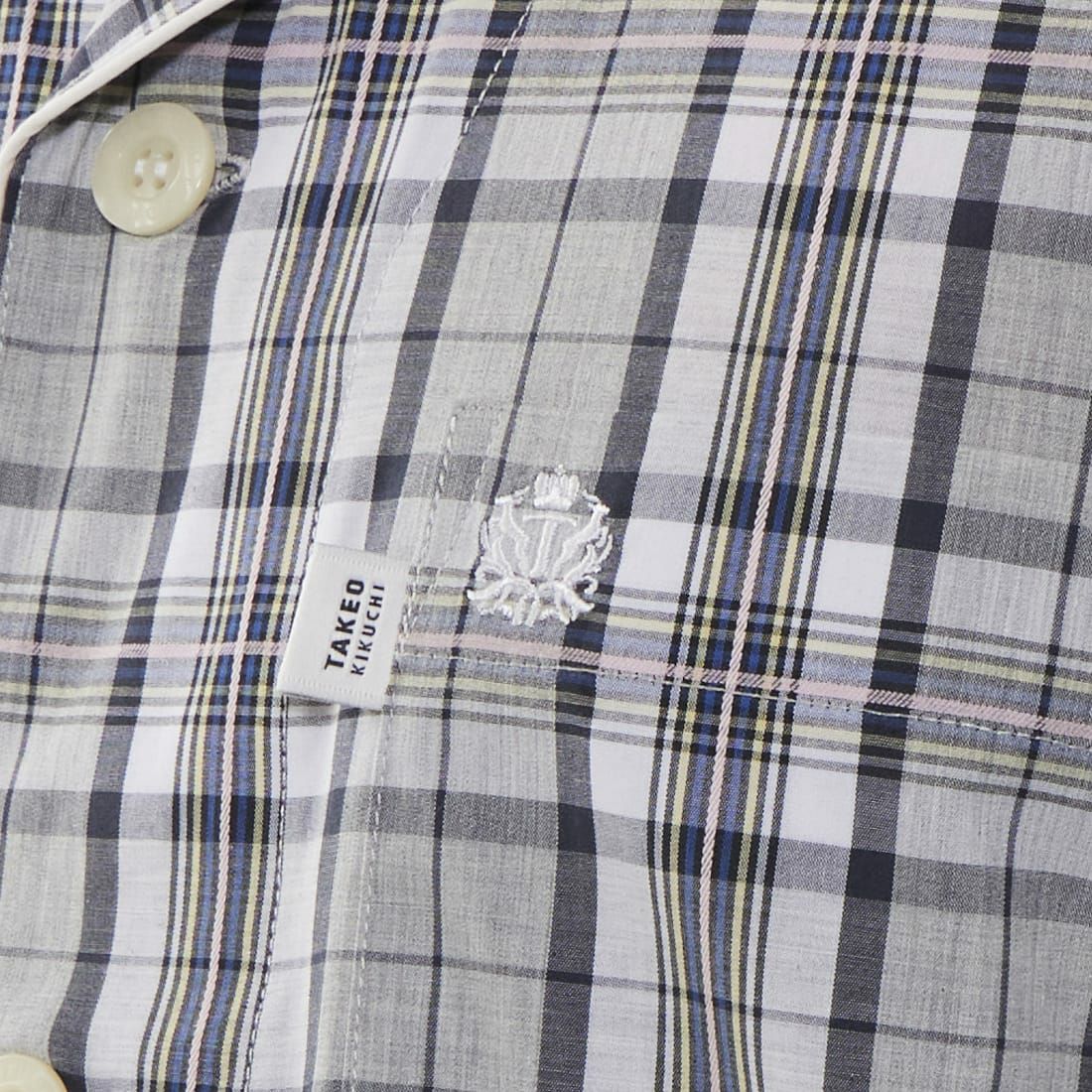 タケオキクチ 長袖テーラードパジャマ