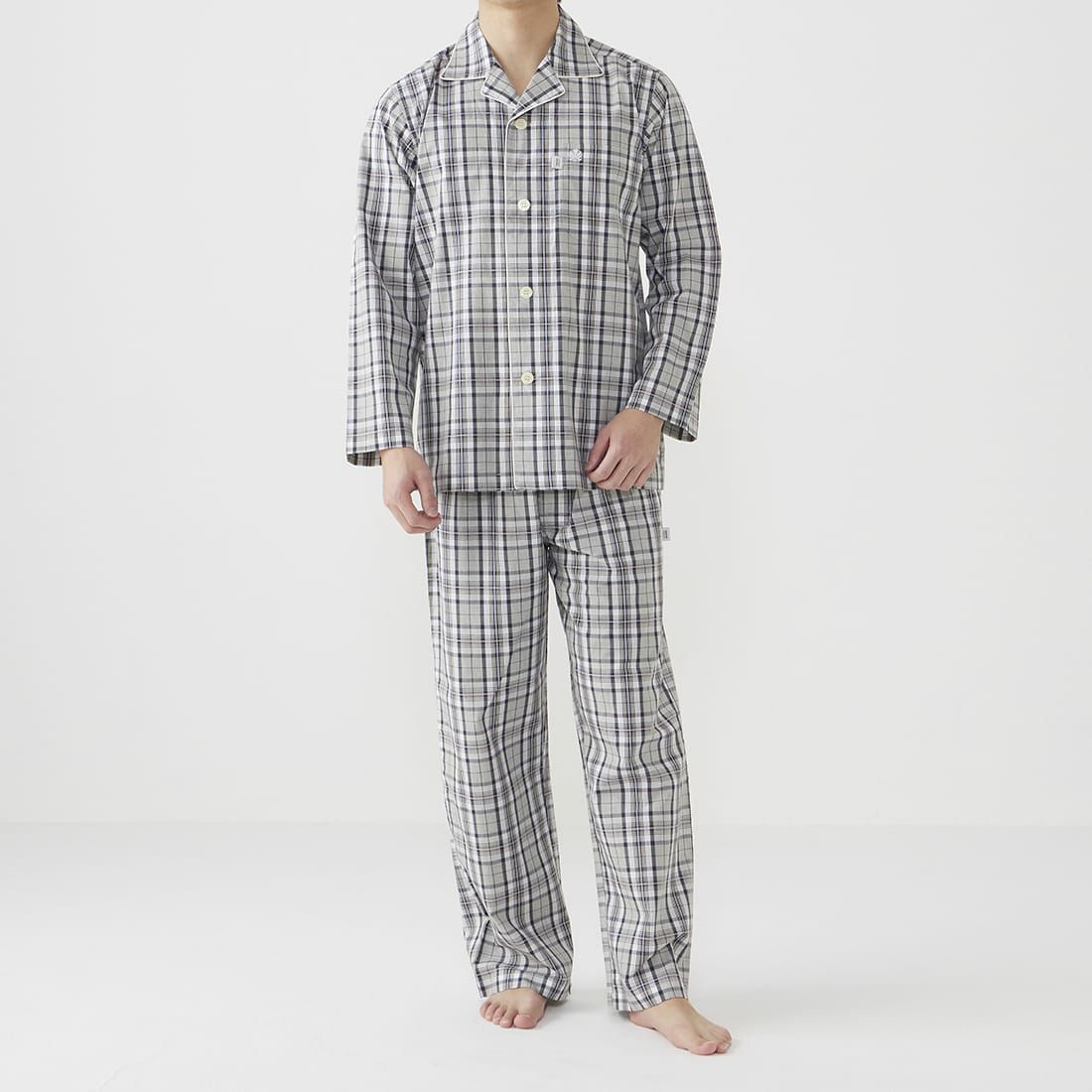 タケオキクチ 長袖テーラードパジャマ