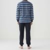 タケオキクチ 長袖ヘンリーネックパジャマ