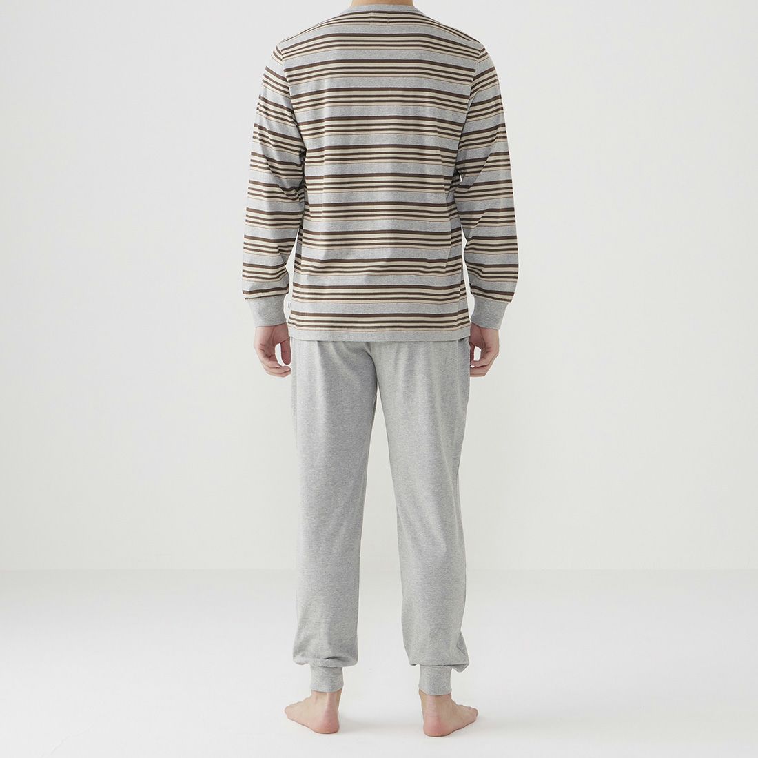 タケオキクチ 長袖ヘンリーネックパジャマ