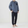 タケオキクチ 長袖ヘンリーネックパジャマ