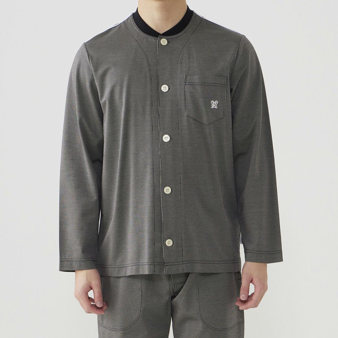 タケオキクチ 長袖前開きパジャマ