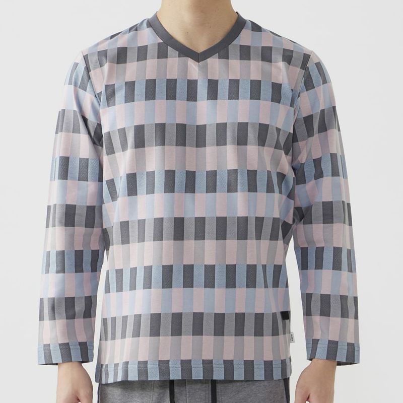 タケオキクチ　長袖Vネックシャツ