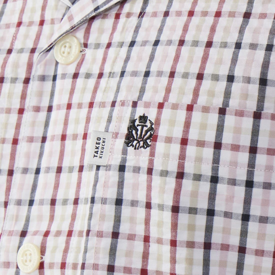 タケオキクチ 長袖テーラードパジャマ