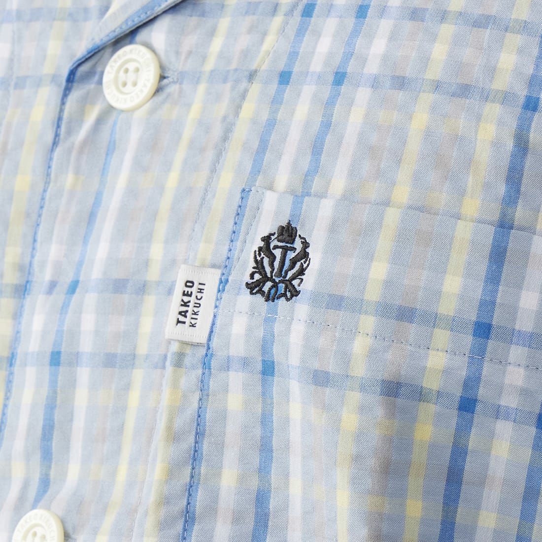 タケオキクチ 長袖テーラードパジャマ