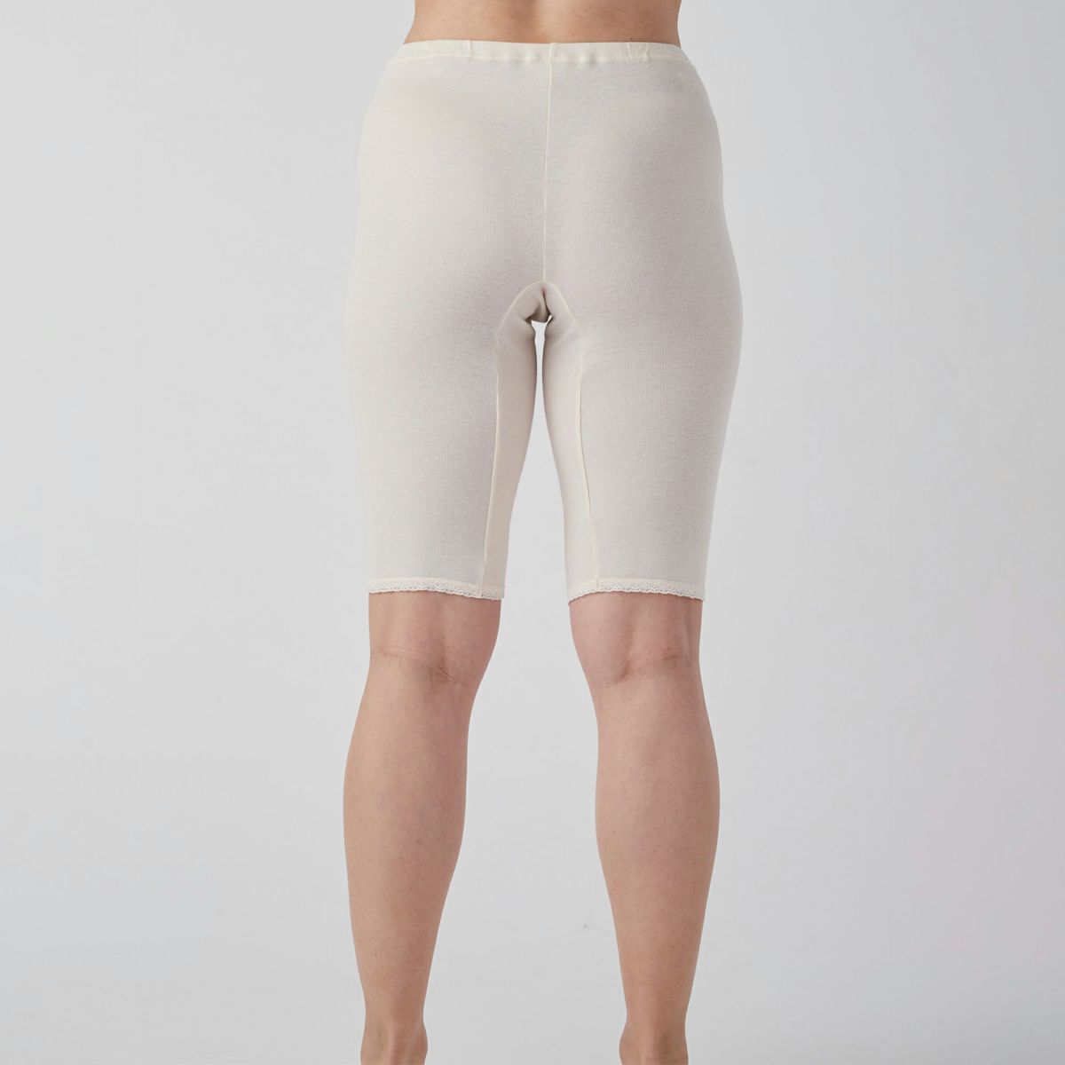 肌ごころ 甘撚綿100％ 5分丈ボトム