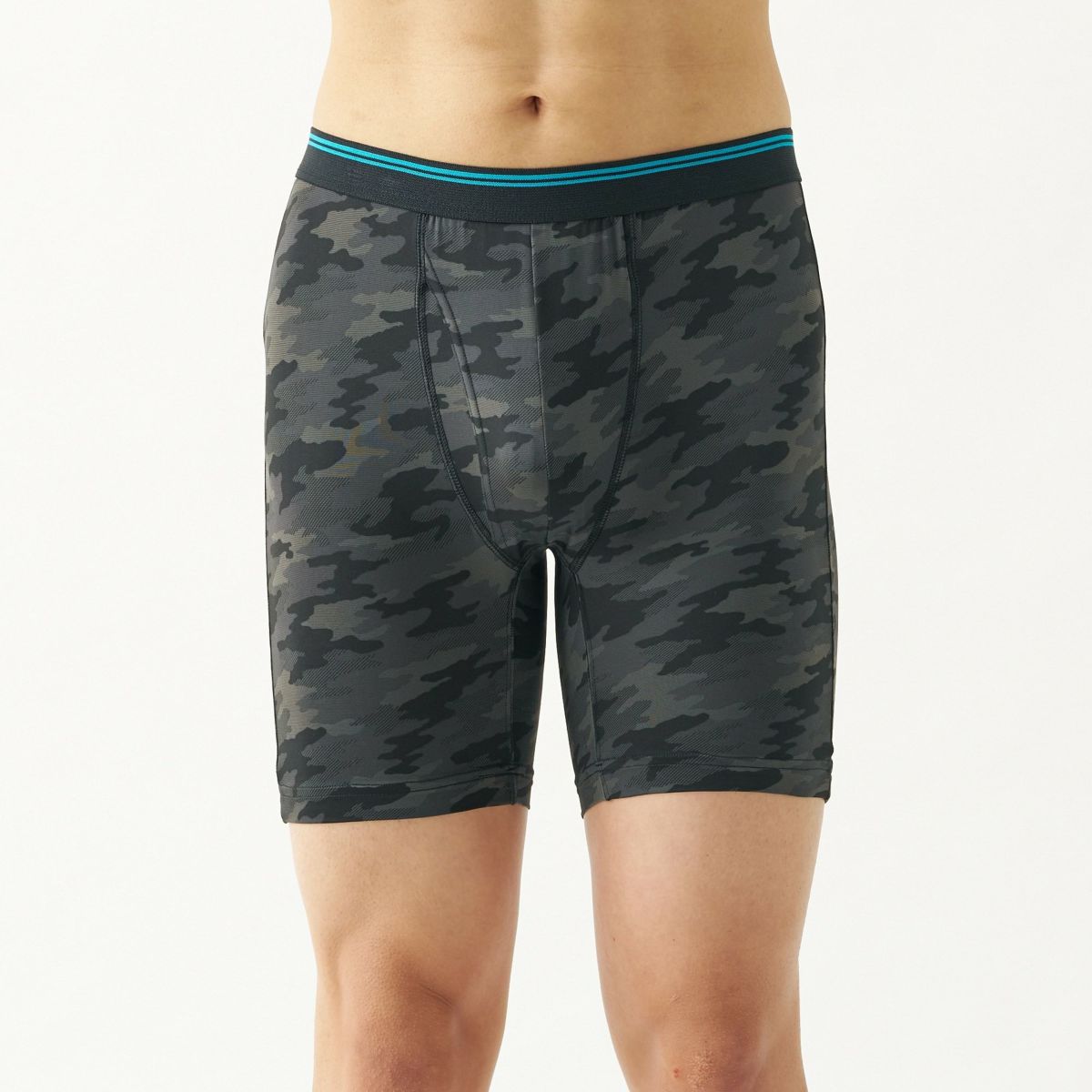 オトコの涼活 ポタニカルカモ ロングボクサーブリーフ