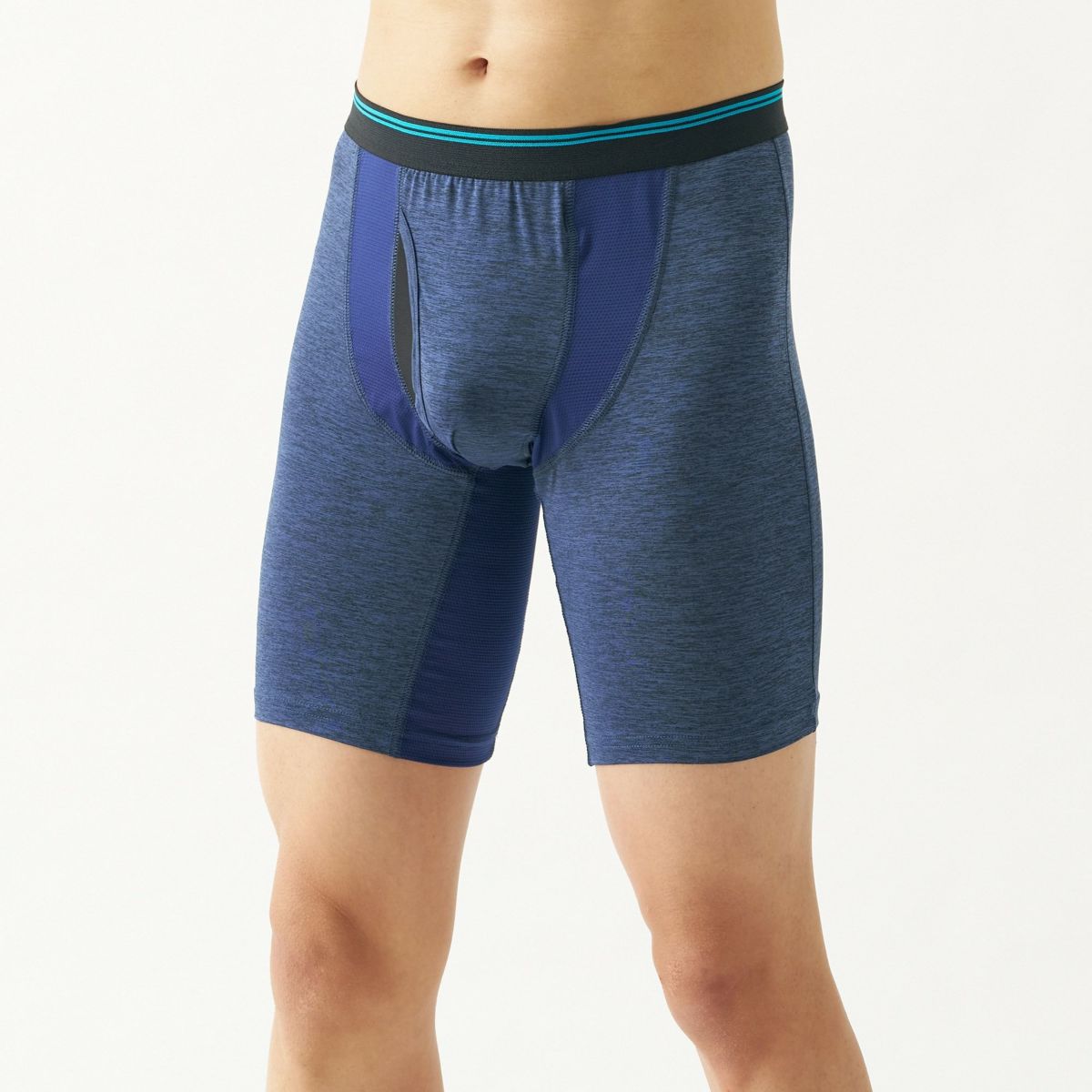 オトコの涼活 ストレッチメッシュ ロングボクサーブリーフ