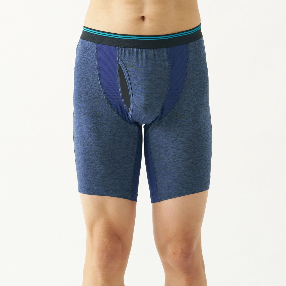 オトコの涼活 ストレッチメッシュ ロングボクサーブリーフ