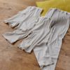 肌ごころ すぅーCOTTON 綿100％針抜き 8分丈ボトム