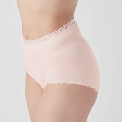 肌ごころ シルク入り 深履き 2枚組 ショーツ M・L・LL |インナー・肌着