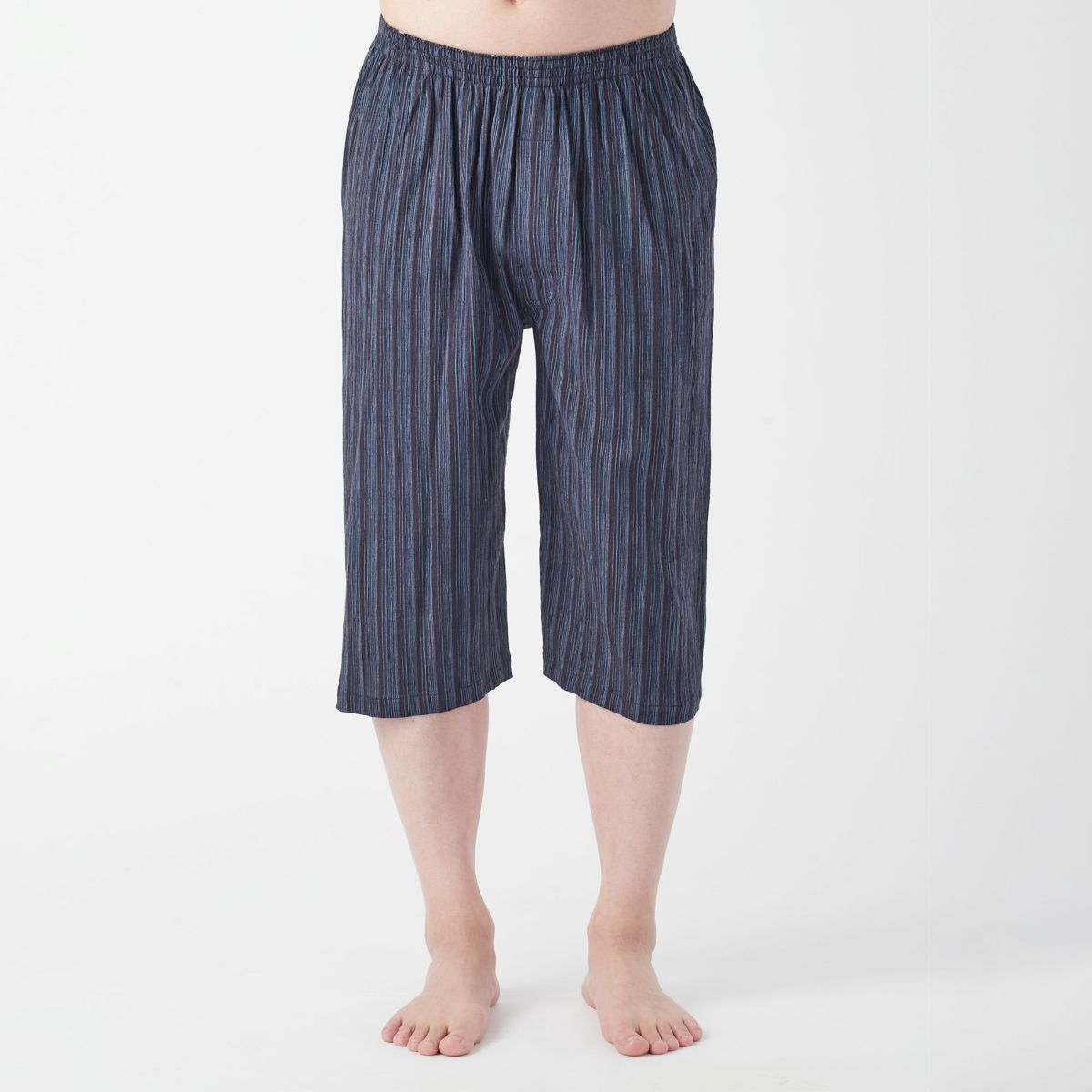 放熱ステテコ 楊柳先染めステテコ