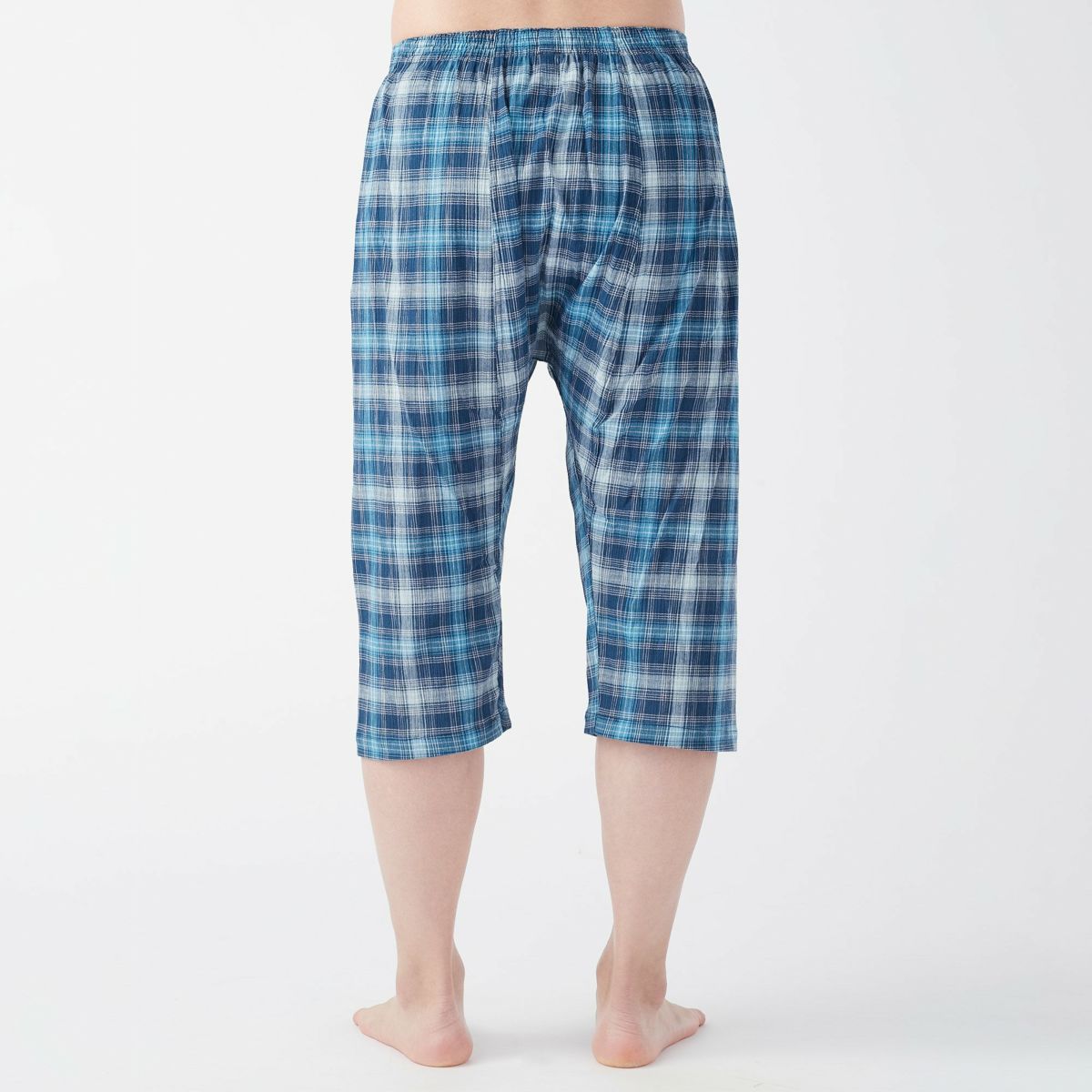 放熱ステテコ 楊柳先染めステテコ