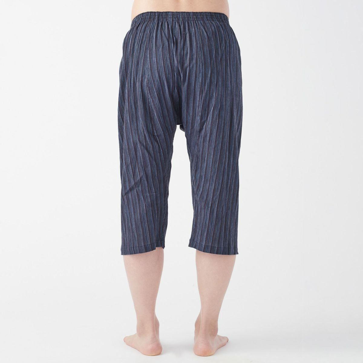 放熱ステテコ 楊柳先染めステテコ