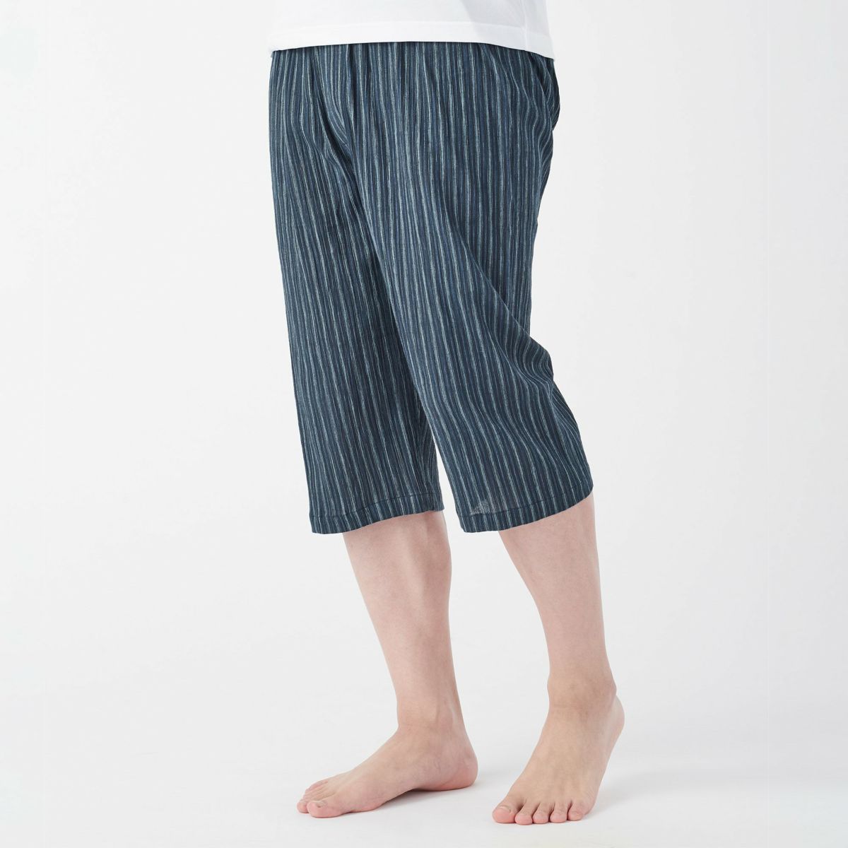 放熱ステテコ 楊柳先染めステテコ