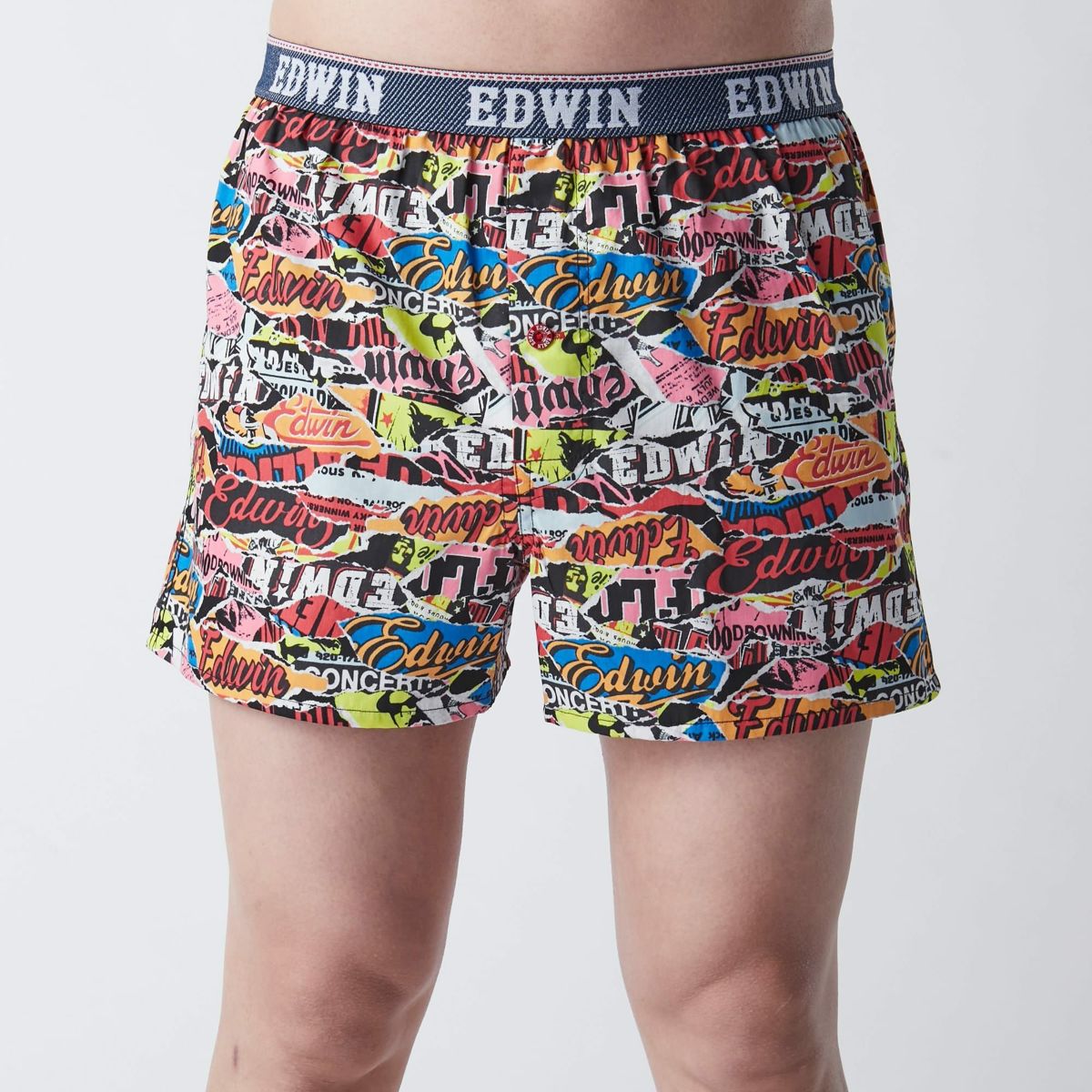 EDWIN 前開きプリントトランクス