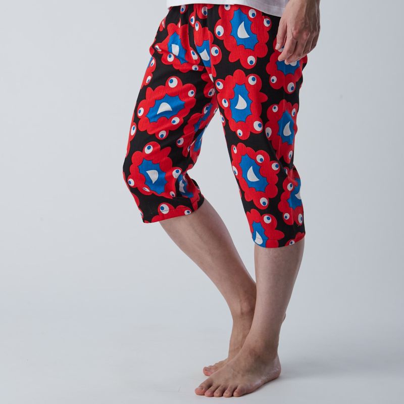 EXPO2025 ミャクミャク　ステテコ メンズ】EXPO 2025 ミャクミャク 楊柳ステテコ 総柄大 |インナー・肌着