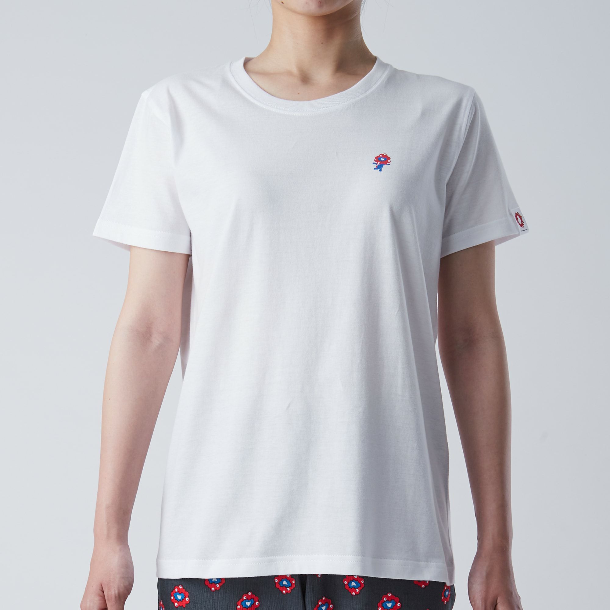 【レディース】EXPO 2025 インナーTシャツ半袖丸首 ミャクミャクワンポイント