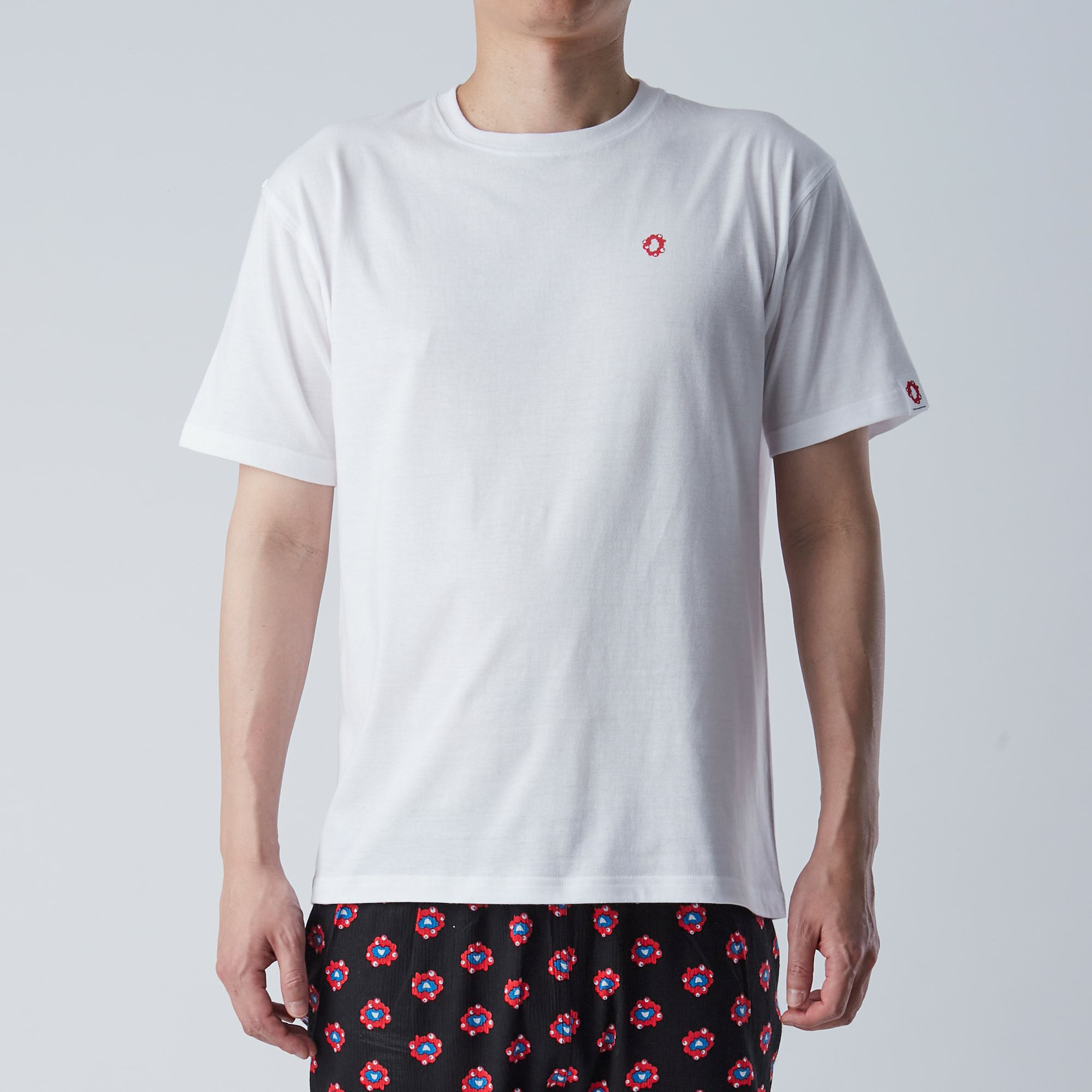 【メンズ】EXPO 2025 インナーTシャツ半袖丸首 シンボルマークワンポイント