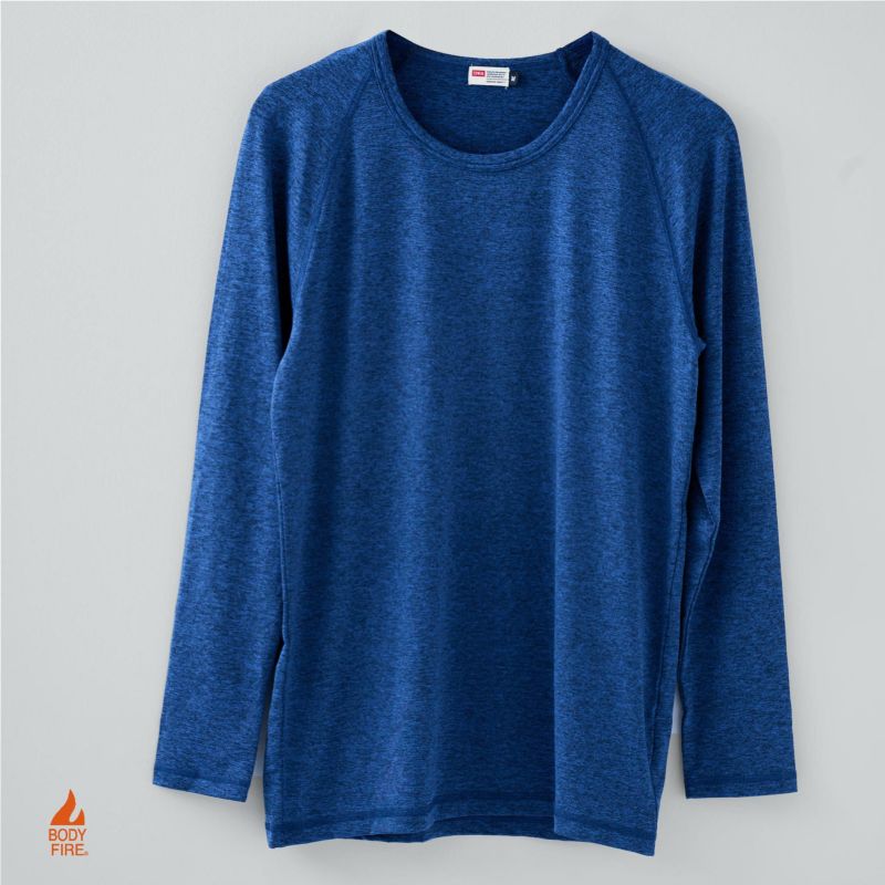 EDWIN BODY FIRE 長袖丸首Ｔシャツ