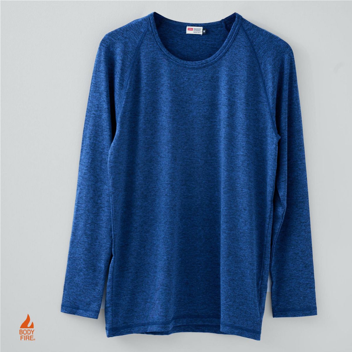 EDWIN BODY FIRE 長袖丸首Ｔシャツ