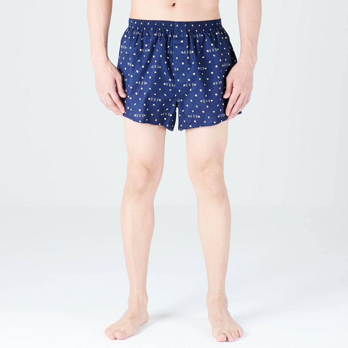 a.v.v 前開きプリントトランクス