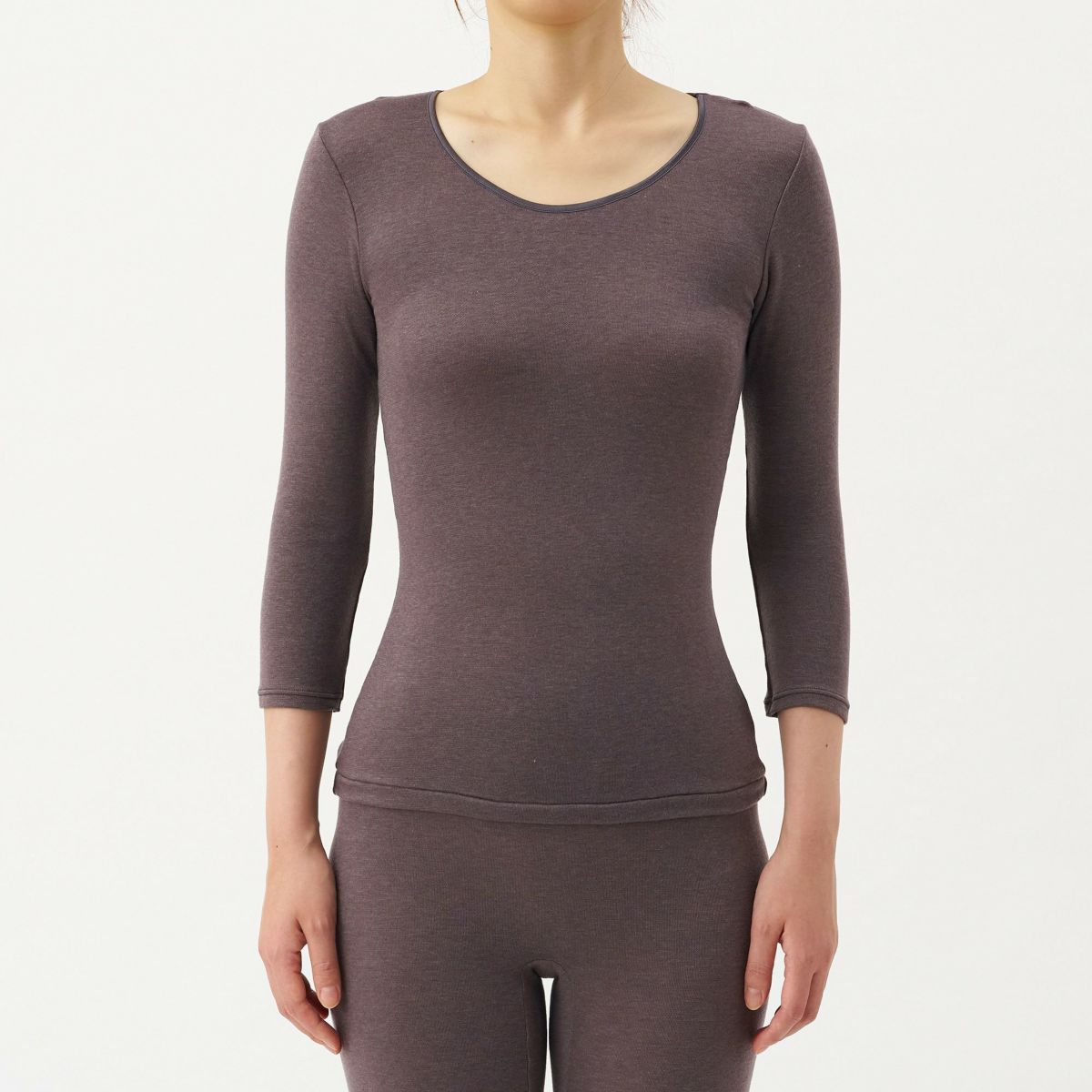 肌ごころ エクスハイパー 発熱 7分袖 インナー