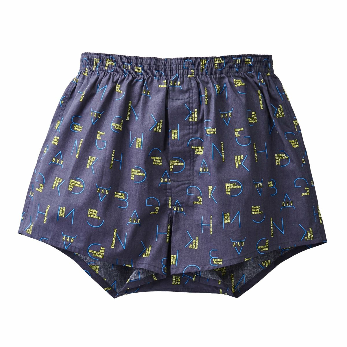 a.v.v ２枚組 前開きプリントトランクス