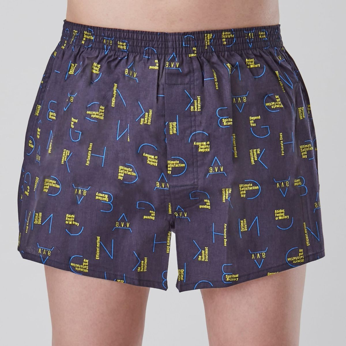 a.v.v ２枚組 前開きプリントトランクス