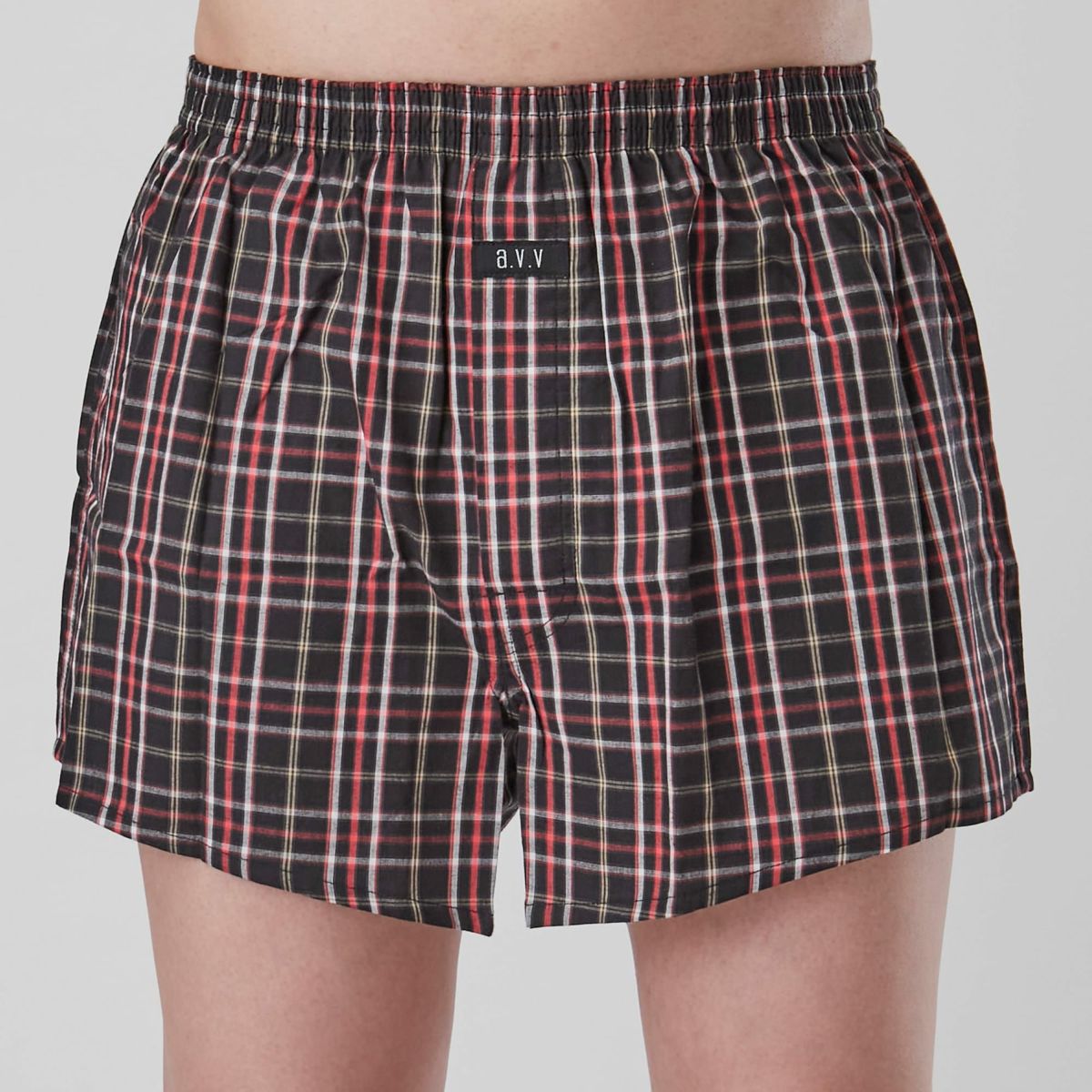 a.v.v ２枚組 前開き先染めトランクス