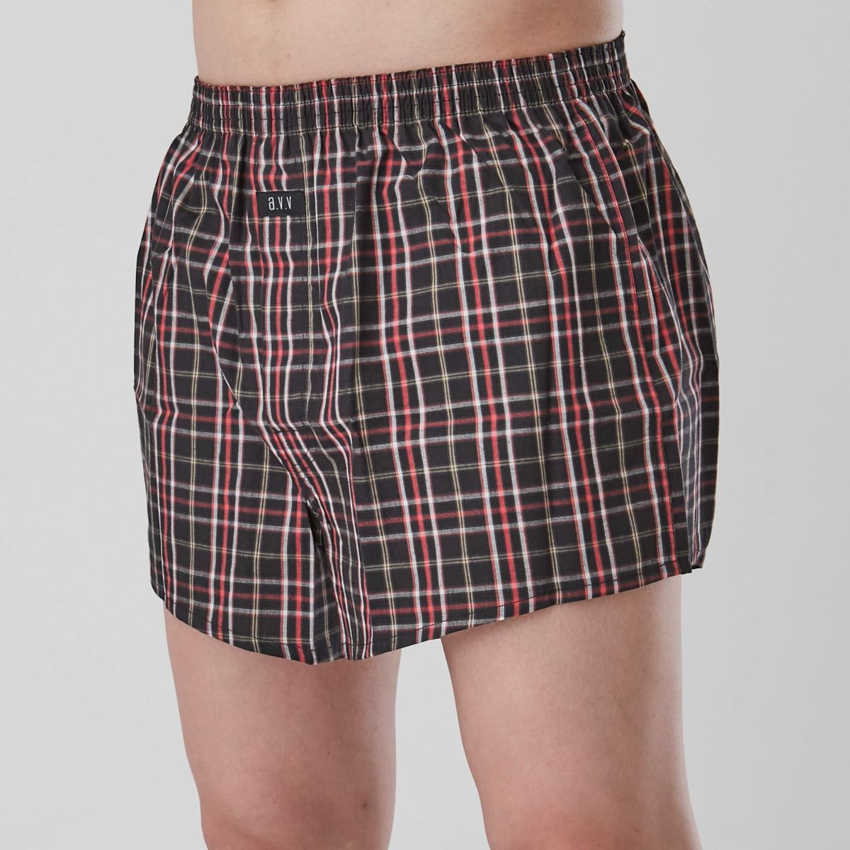 a.v.v ２枚組 前開き先染めトランクス