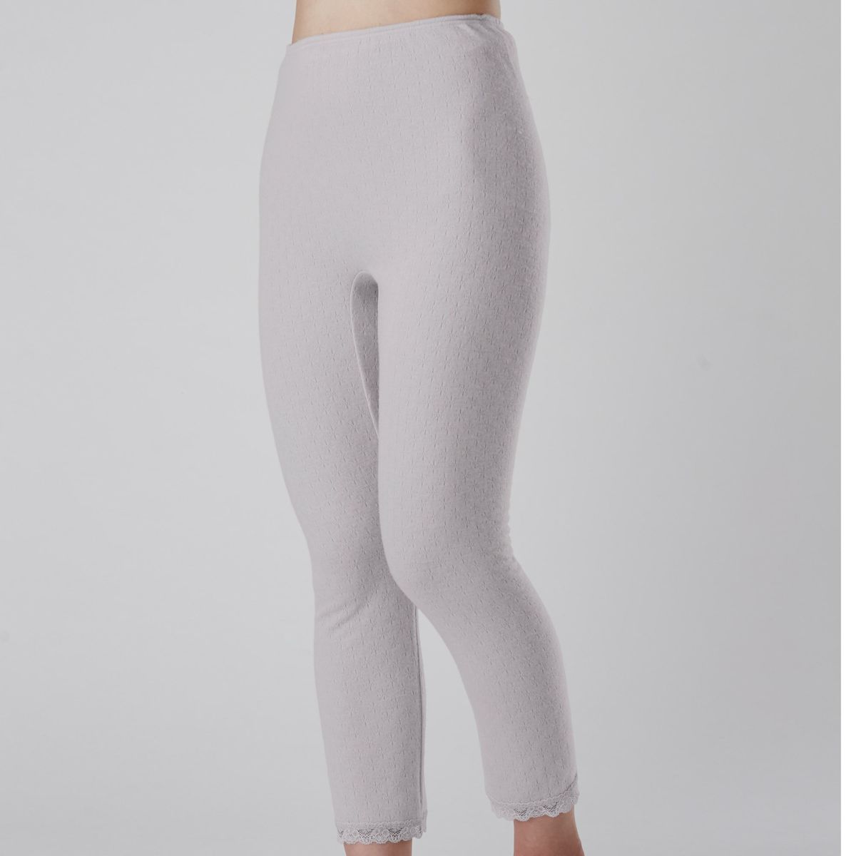 温暖力 カシミヤ・ウール入り ８分丈 ボトム