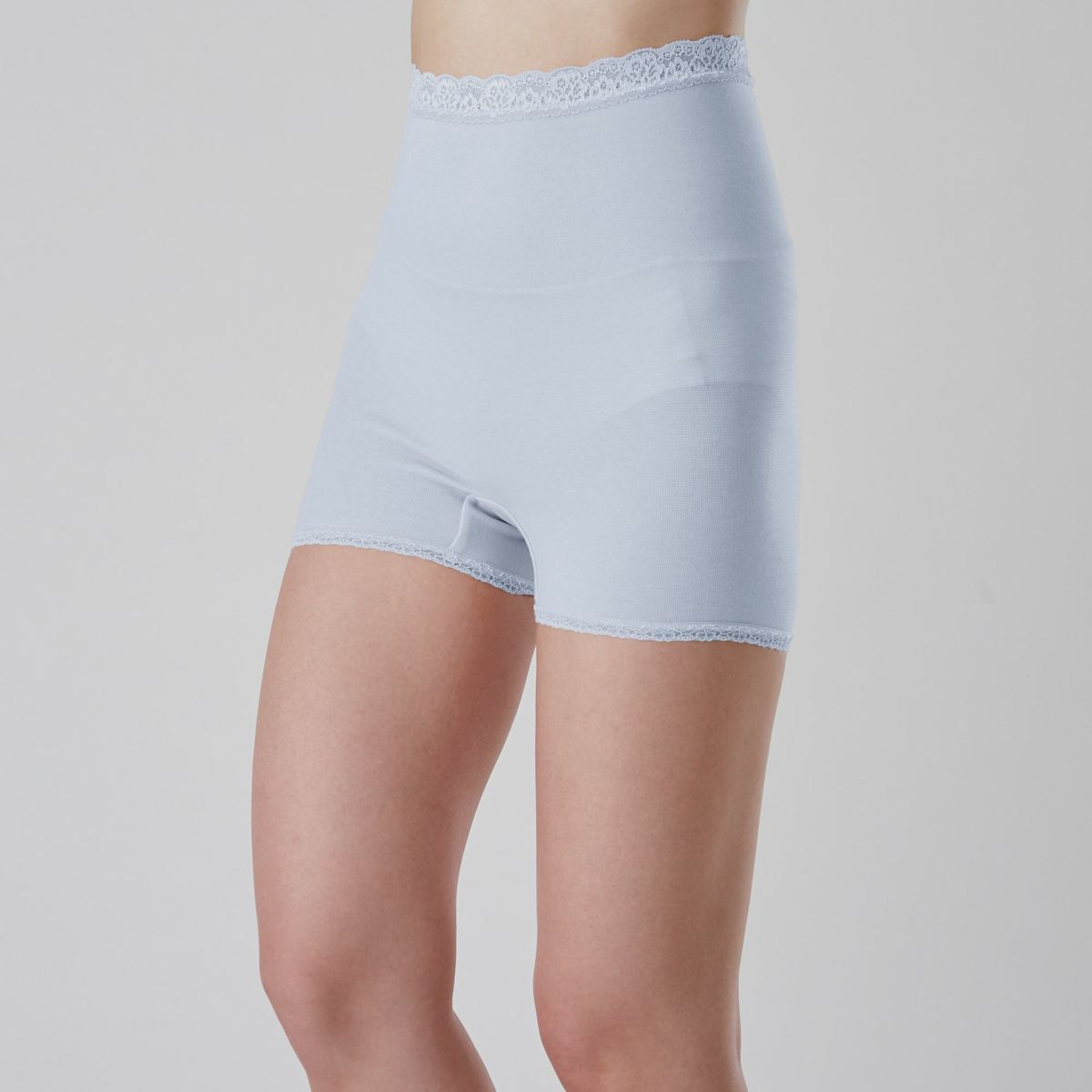 肌ごころ 肌側綿混パイル調 深履き1分丈ｼｮｰﾂ