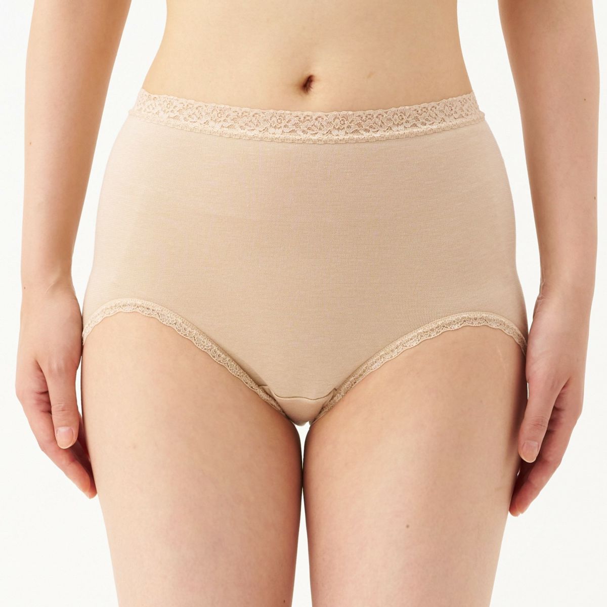 肌ごころ 肌側綿混パイル調 深履きｼｮｰﾂ