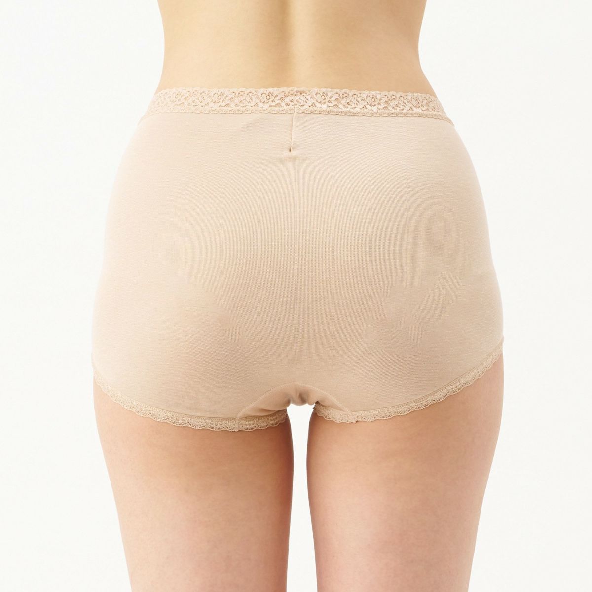 肌ごころ 肌側綿混パイル調 深履きｼｮｰﾂ