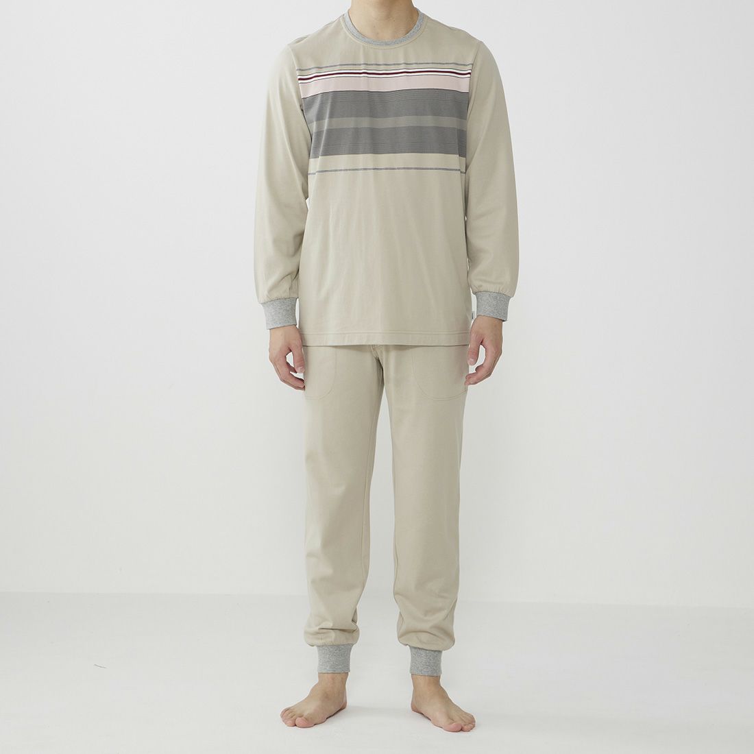 タケオキクチ 長袖クルーネックパジャマ