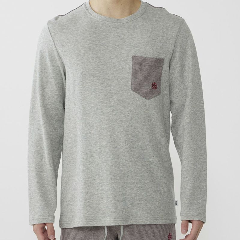 タケオキクチ 長袖クルーネックシャツ