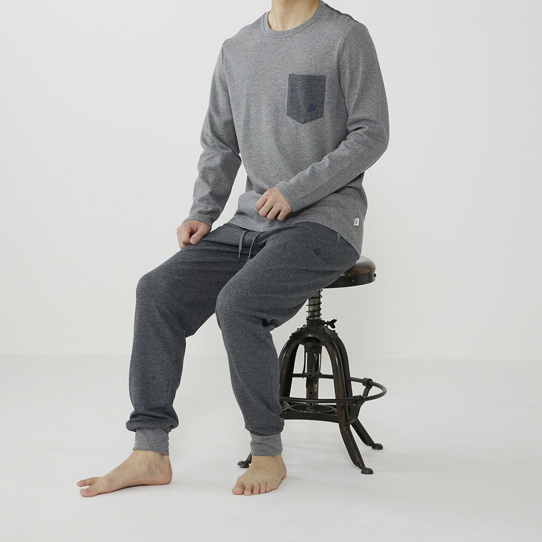 タケオキクチ 長袖クルーネックシャツ