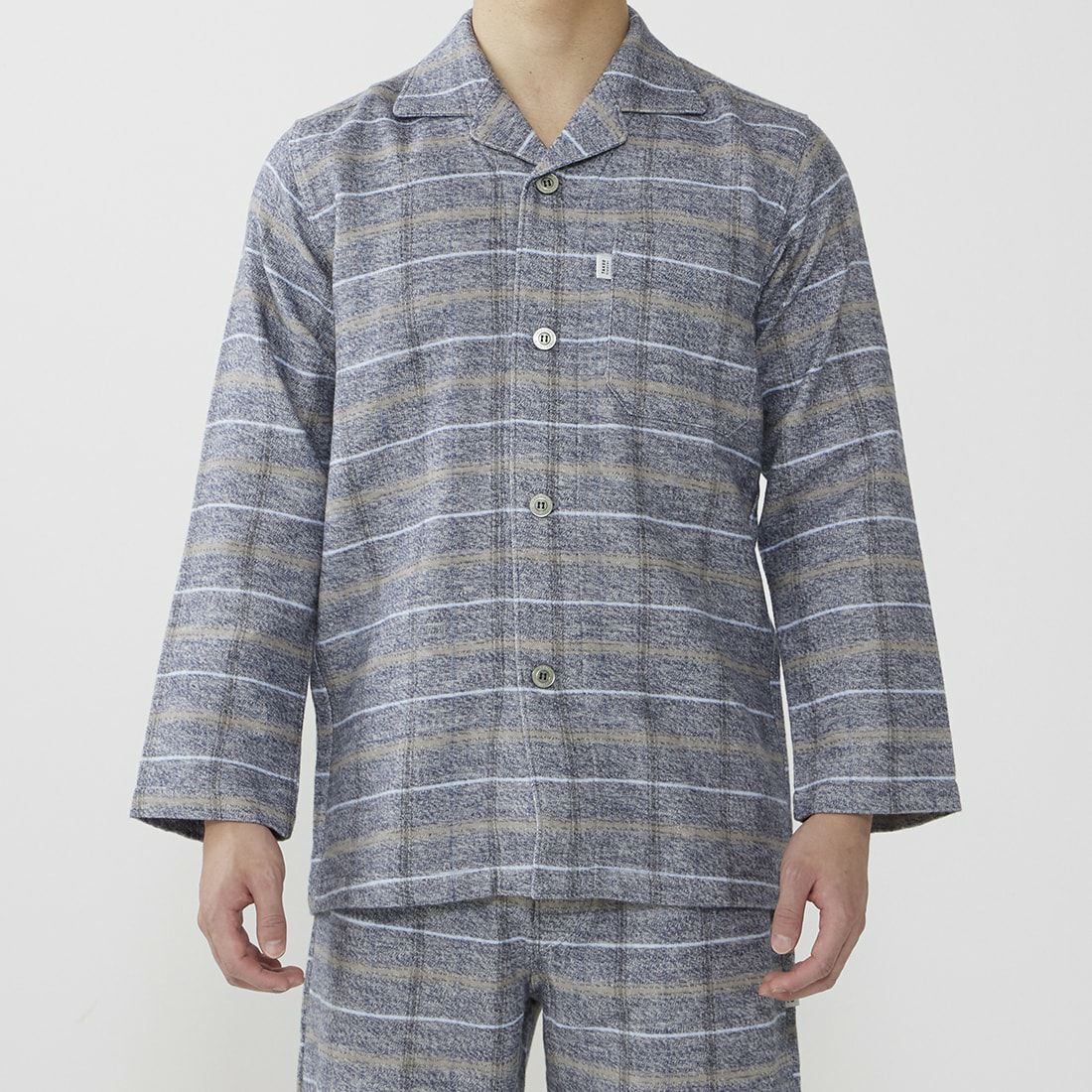 タケオキクチ 長袖テーラードパジャマ