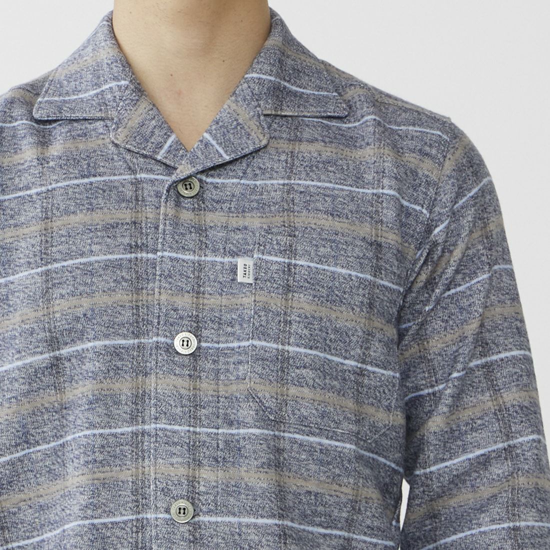 タケオキクチ 長袖テーラードパジャマ