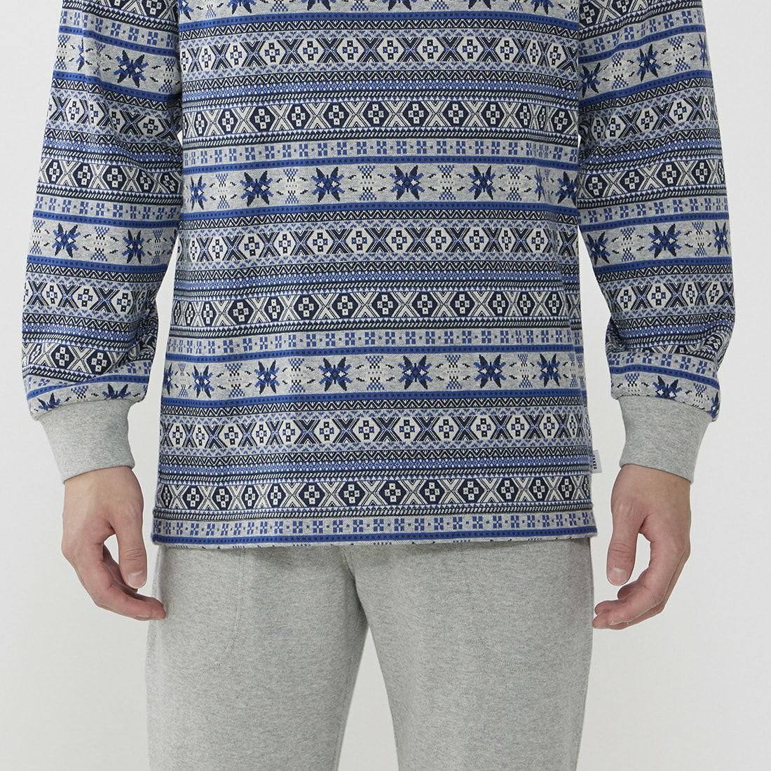 タケオキクチ 長袖ヘンリーネックパジャマ