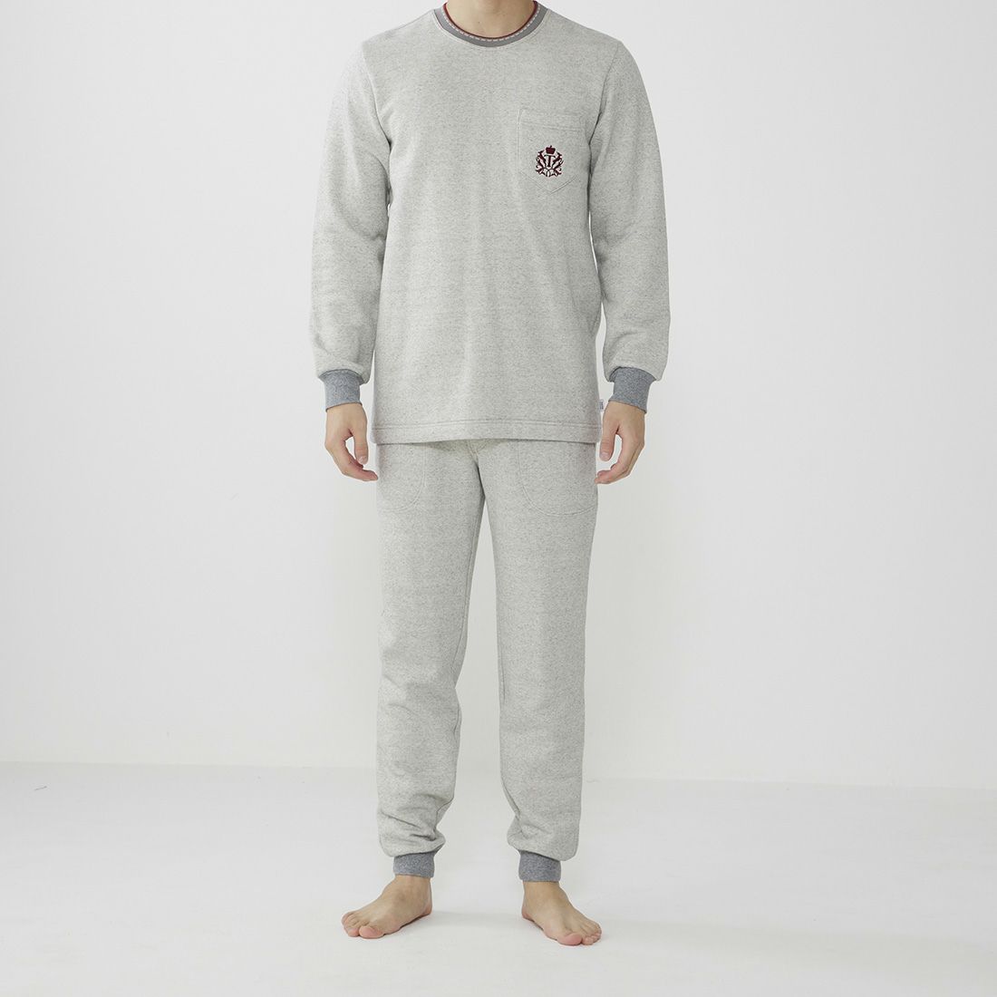 タケオキクチ 長袖クルーネックパジャマ